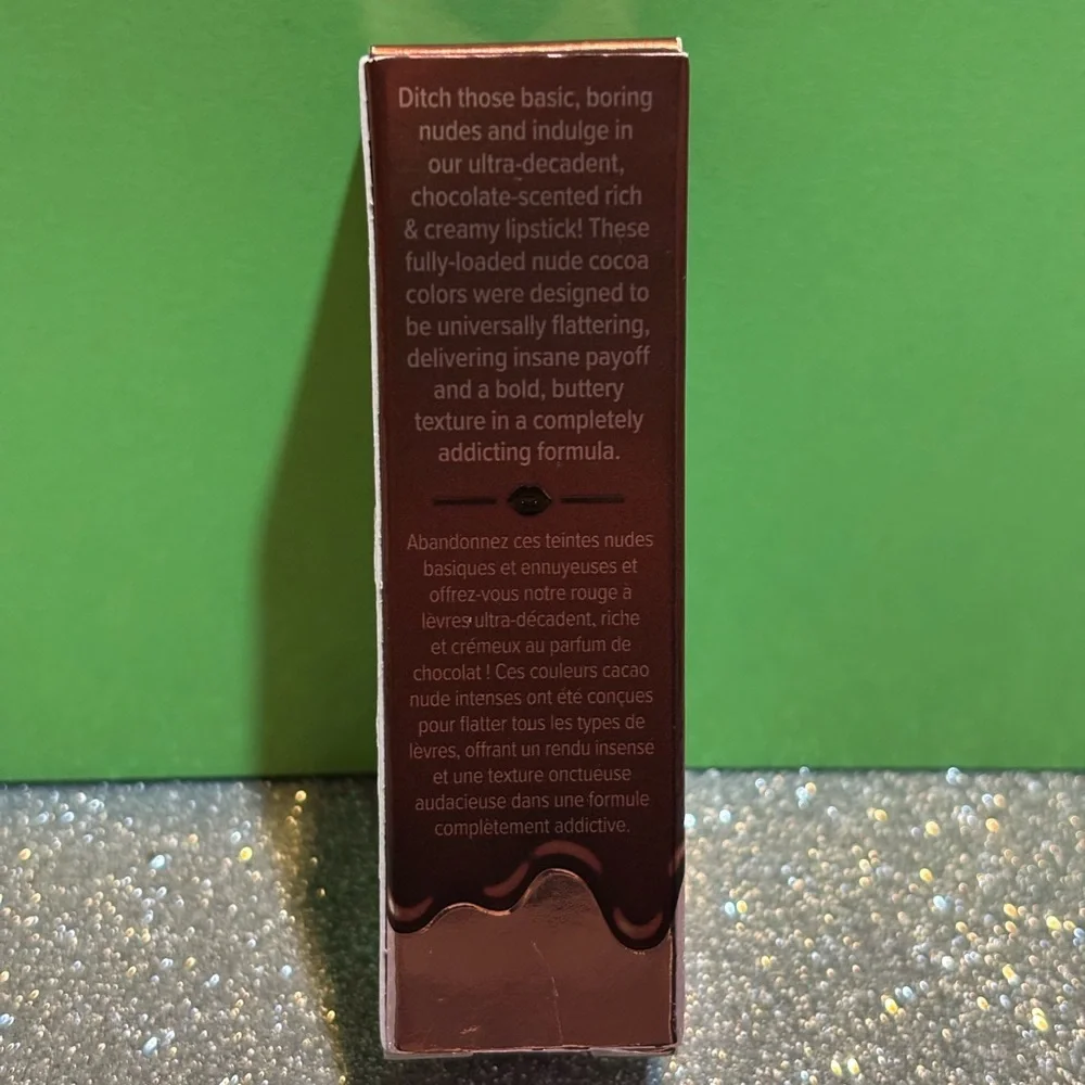 BNIB! Too Faced Cocoa Bold Empower Cream Lipstick in GANACHE 💄🍫